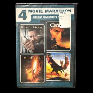 Robin Hood , The Quest, The Musketeer, Dragonheart Movie Marathon DVD combo